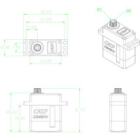 DS 45 HV - Alu/Plastik Gehäuse