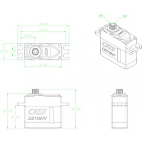 DS 115 HV - Boîtier en aluminium/plastique